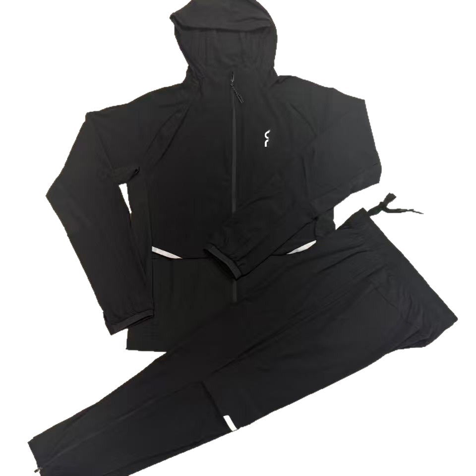Trainingsanzug mit Kapuzenjacke und langer Hose für Herren