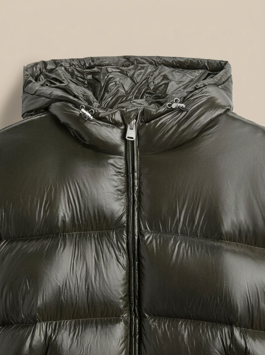 Steppjacke Herren mit Daunenfüllung, wasserabweisend und hüftlang