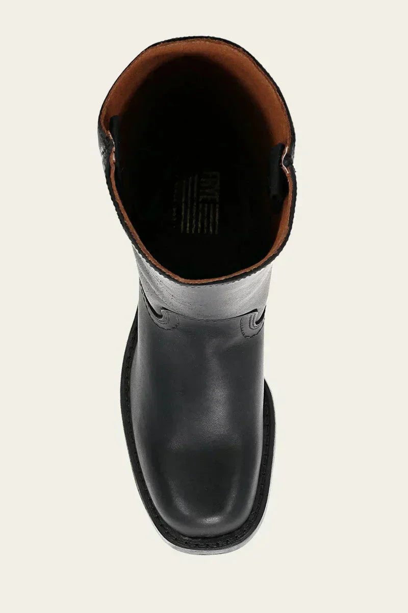 Stiefel mit kniehohem Schaft und Blockabsatz für Damen - Ansicht 11