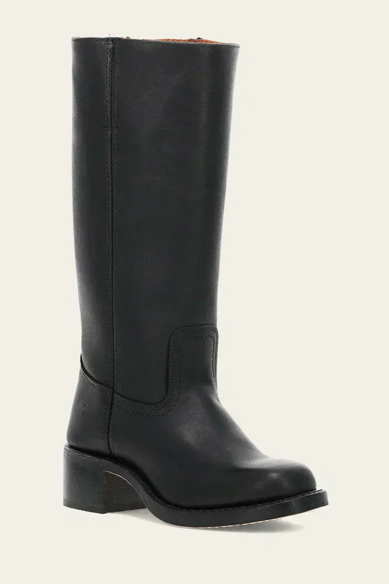Stiefel mit kniehohem Schaft und Blockabsatz für Damen - Ansicht 12