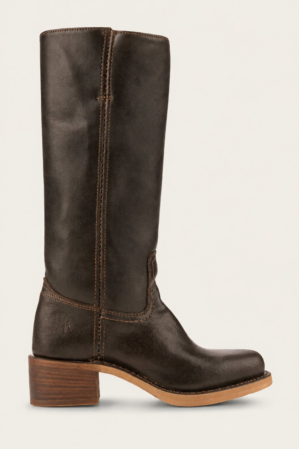 Stiefel mit kniehohem Schaft und Blockabsatz für Damen - Ansicht 3