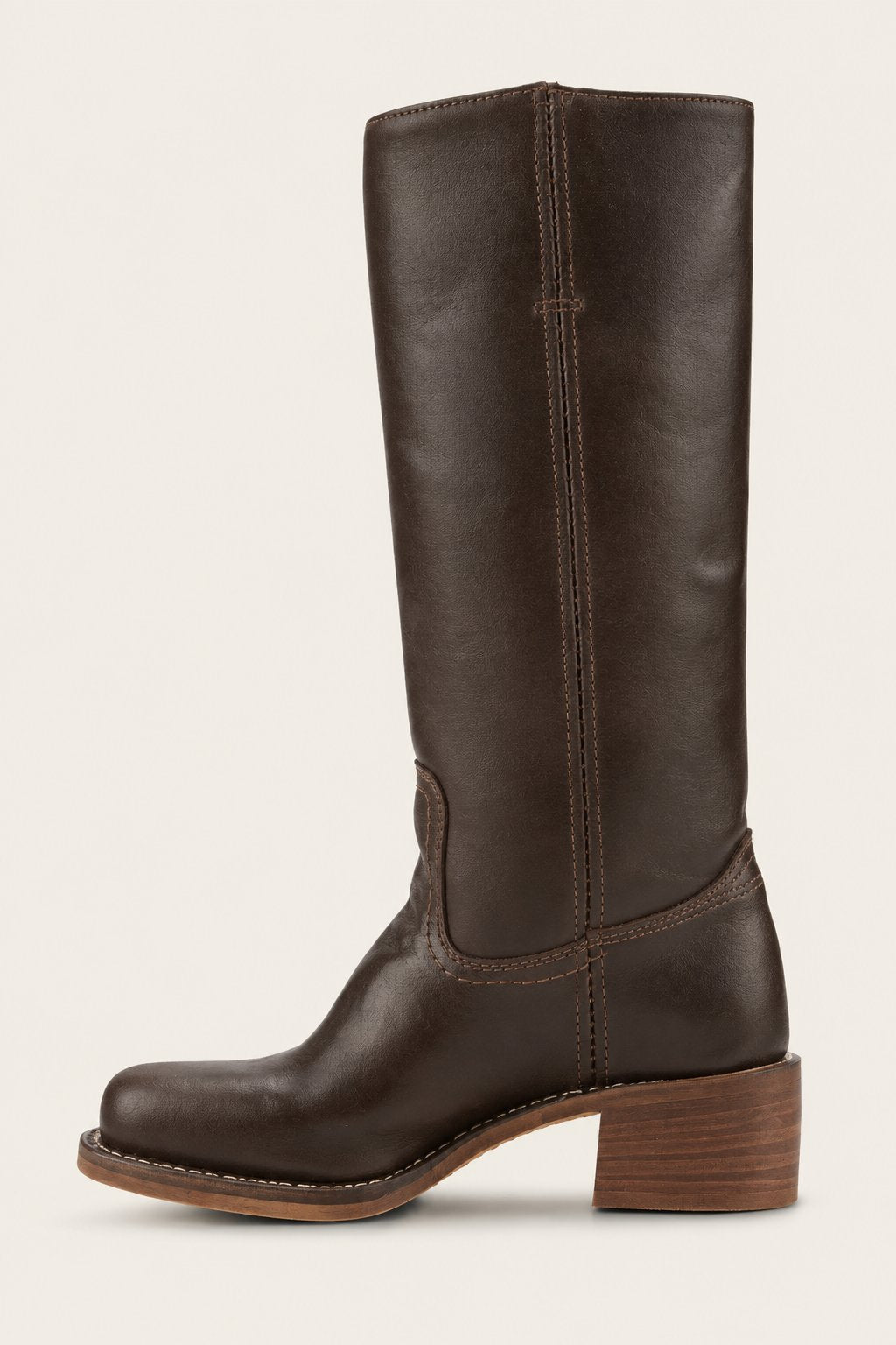 Stiefel mit kniehohem Schaft und Blockabsatz für Damen - Ansicht 4
