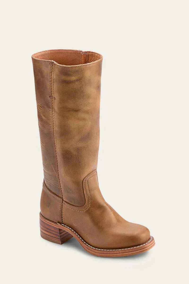 Stiefel mit kniehohem Schaft und Blockabsatz für Damen - Ansicht 7