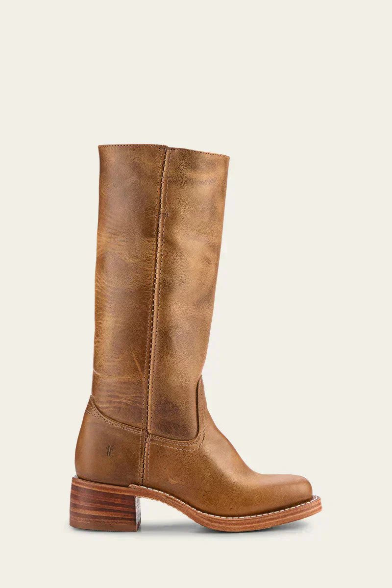 Stiefel mit kniehohem Schaft und Blockabsatz für Damen - Ansicht 8