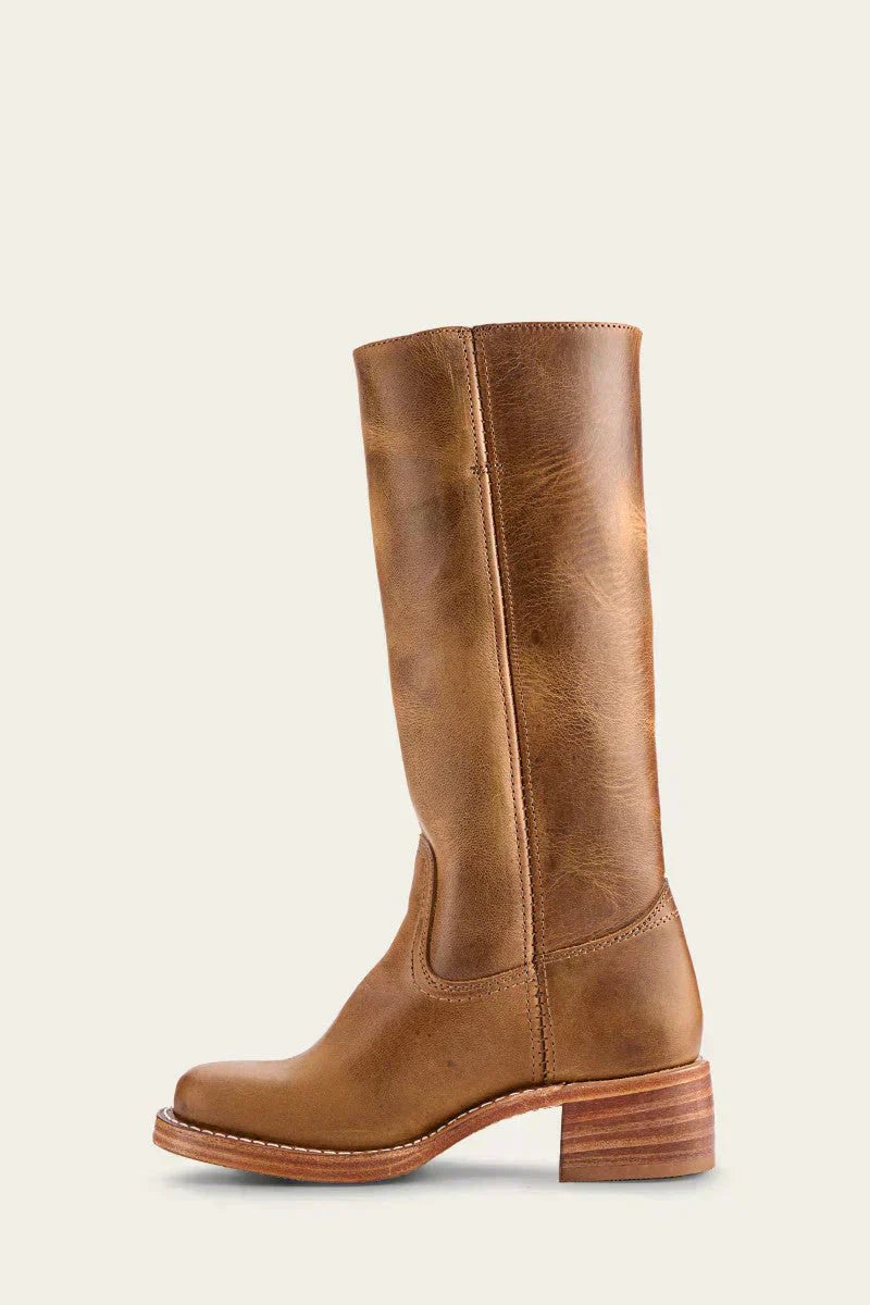 Stiefel mit kniehohem Schaft und Blockabsatz für Damen - Ansicht 9