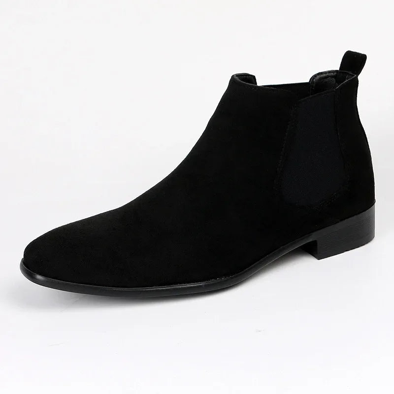 Stiefelett Herren Chelsea Boots knöchelhoch zum Hineinschlüpfen