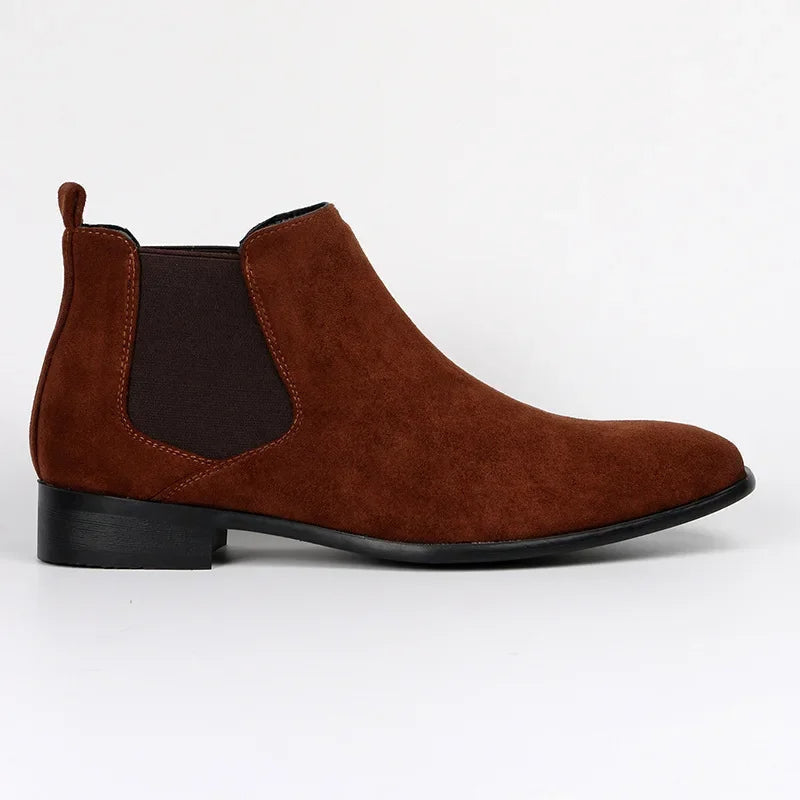 Stiefelett Herren Chelsea Boots knöchelhoch zum Hineinschlüpfen