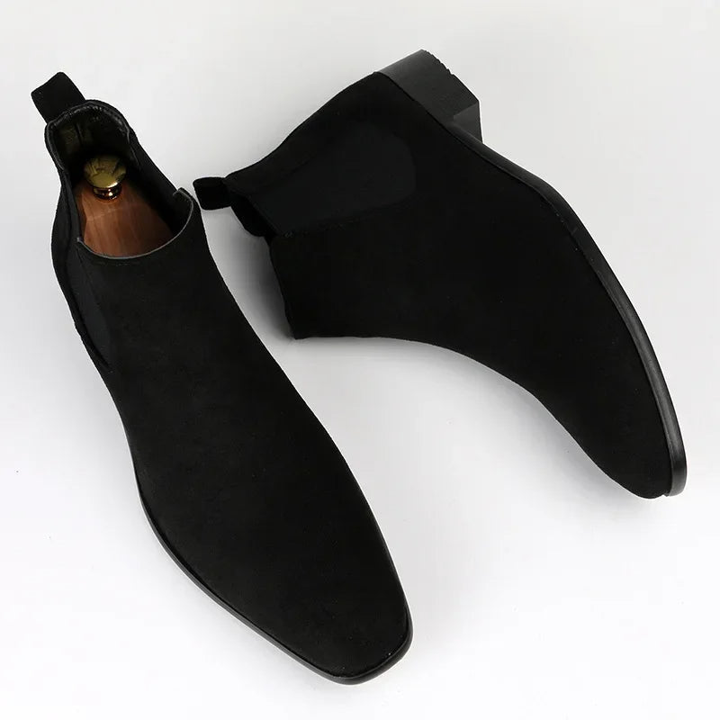 Stiefelett Herren Chelsea Boots knöchelhoch zum Hineinschlüpfen