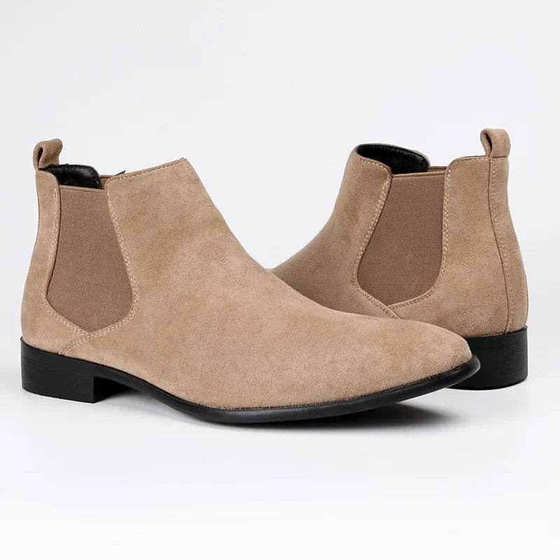 Stiefelett Herren Chelsea Boots knöchelhoch zum Hineinschlüpfen