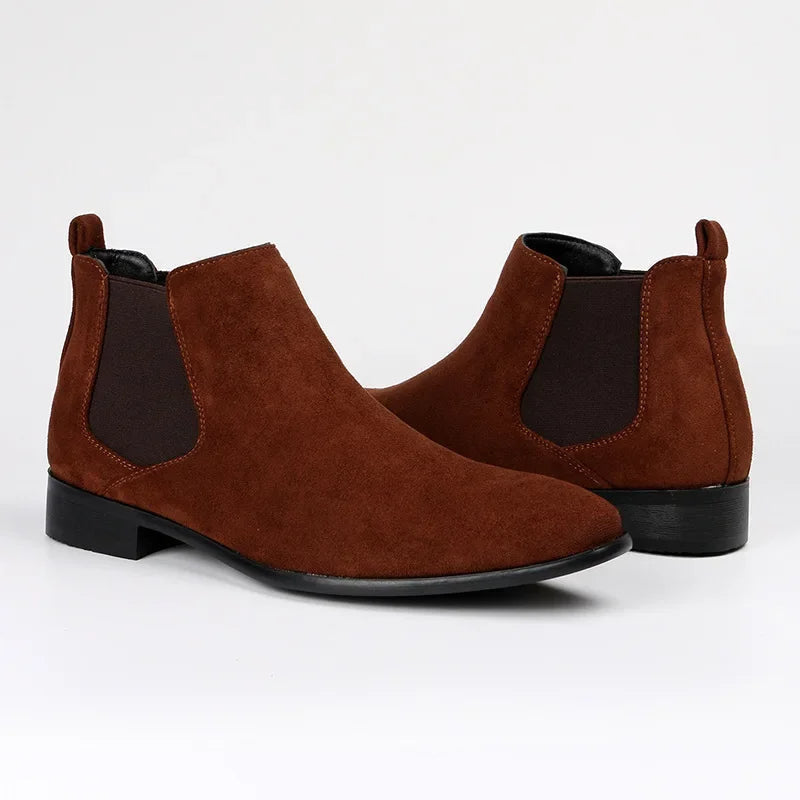 Stiefelett Herren Chelsea Boots knöchelhoch zum Hineinschlüpfen