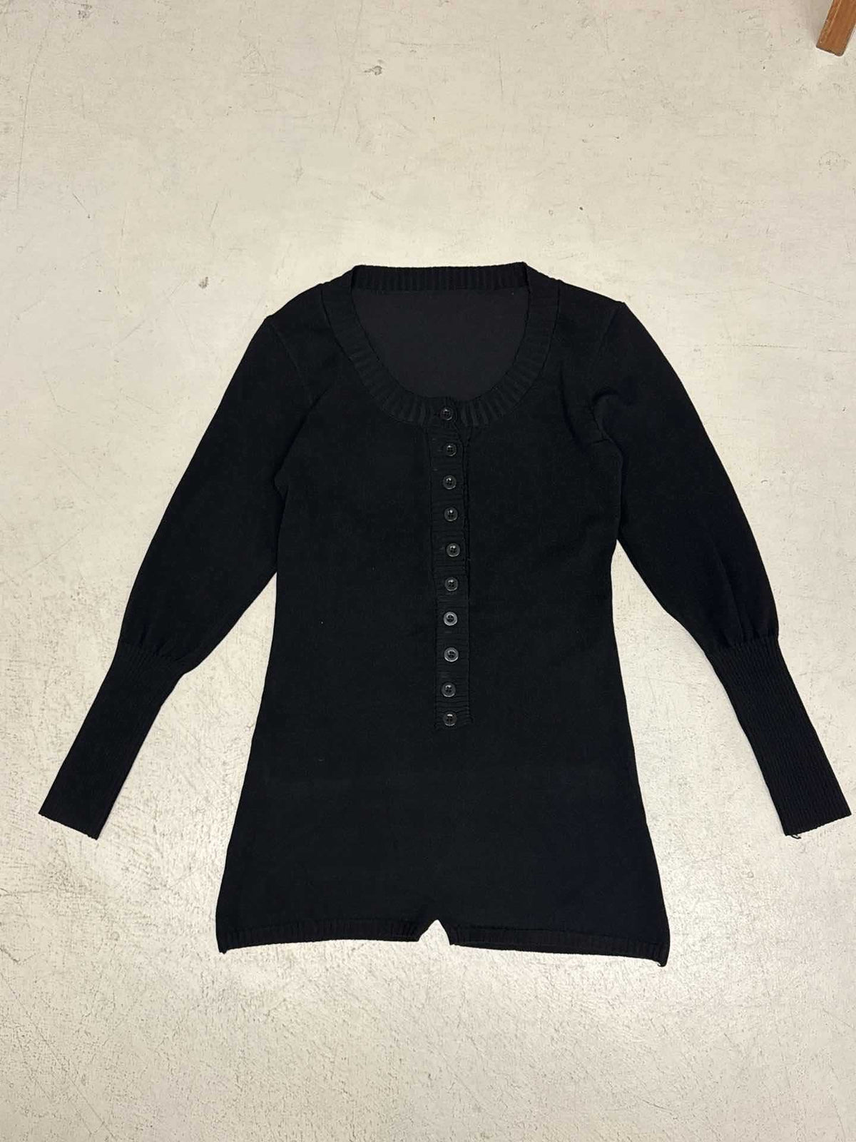 Jumpsuit aus Feinstrick mit Knopfleiste und Kurzbein für Damen