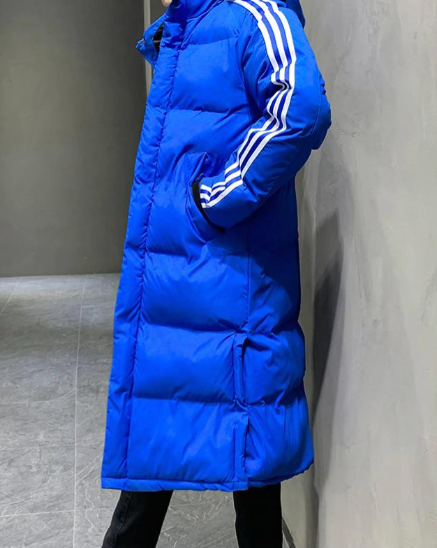 Winterjacke mit Steppung und langem Schnitt für Herren - Ansicht 10