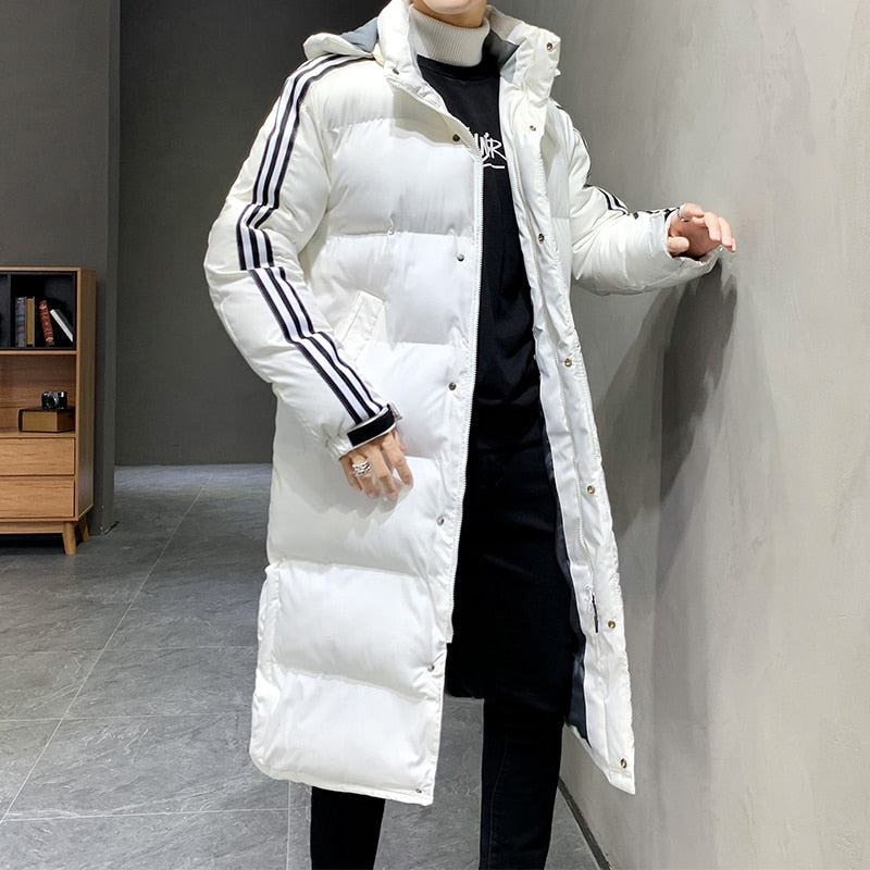 Winterjacke mit Steppung und langem Schnitt für Herren - Ansicht 5
