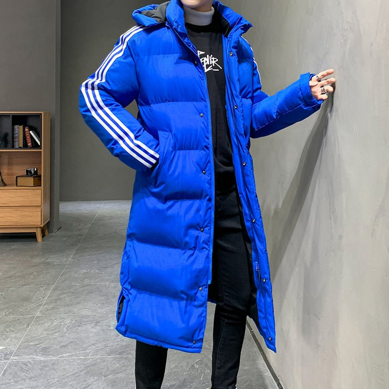 Winterjacke mit Steppung und langem Schnitt für Herren - Ansicht 9