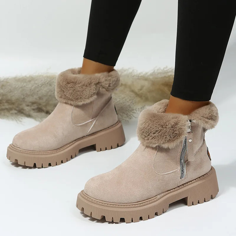 Winterschuh Damen mit Fußgewölbestütze und stoßdämpfender Sohle