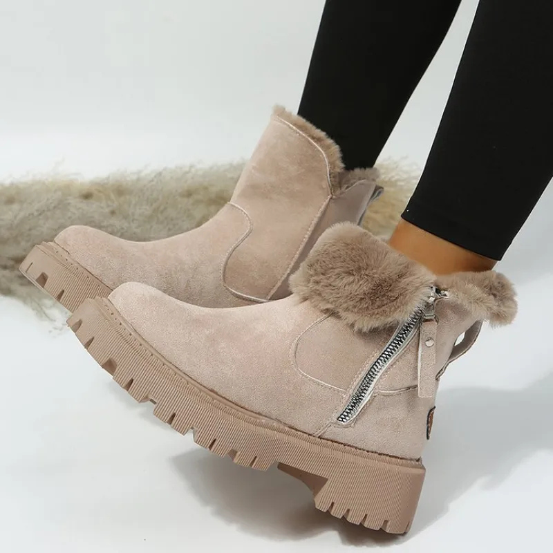 Winterschuh Damen mit Fußgewölbestütze und stoßdämpfender Sohle