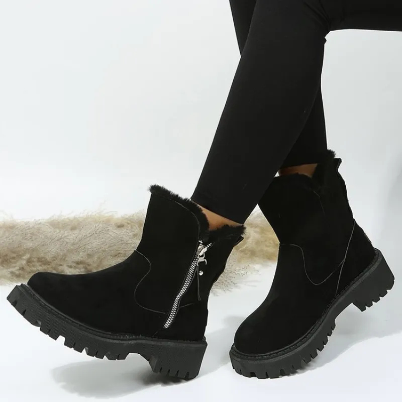 Winterschuh Damen mit Fußgewölbestütze und stoßdämpfender Sohle