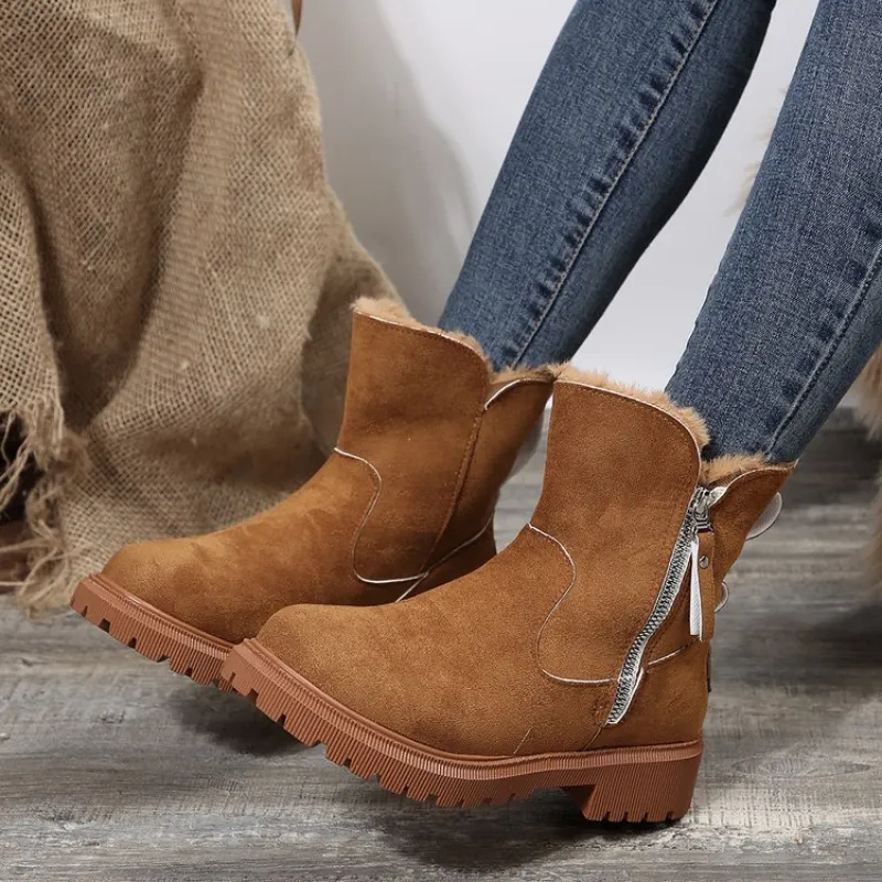 Winterschuh Damen mit Fußgewölbestütze und stoßdämpfender Sohle